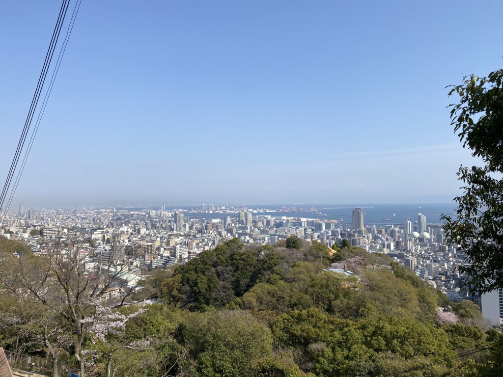 大阪まで見えます